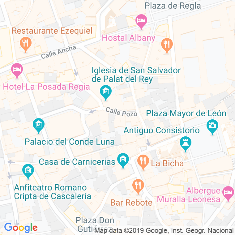 Código Postal calle Pozo en León