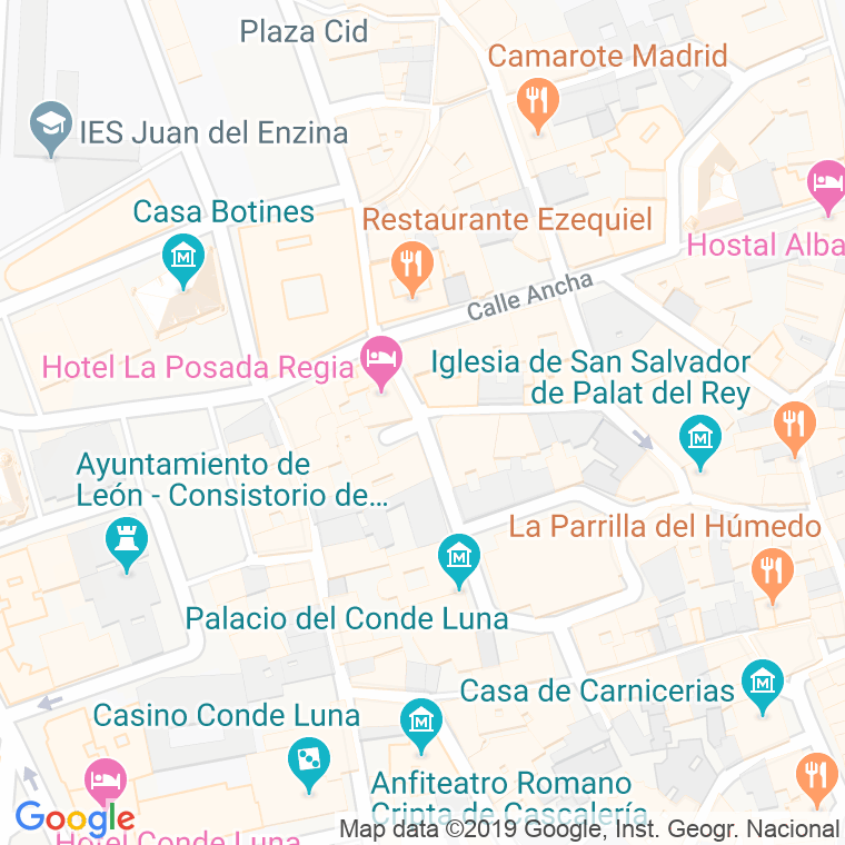 Código Postal calle Regidores en León