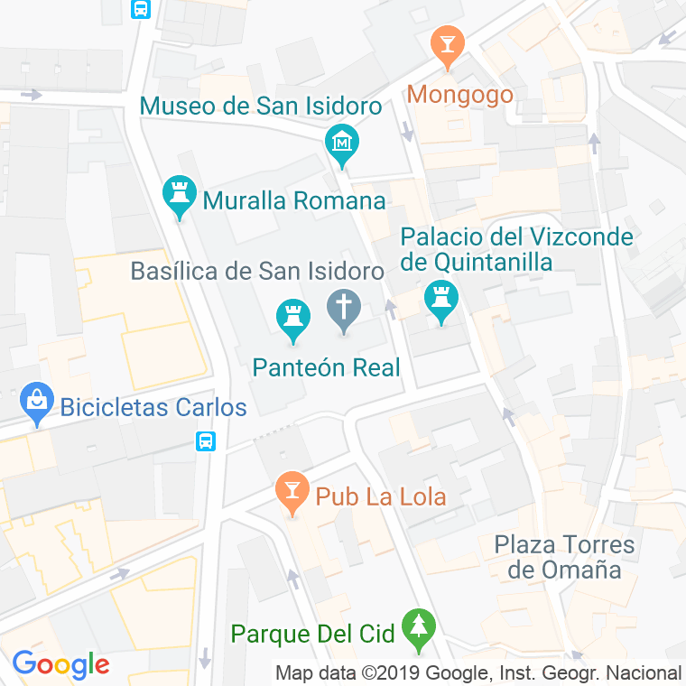 Código Postal calle San Isidoro, plaza en León