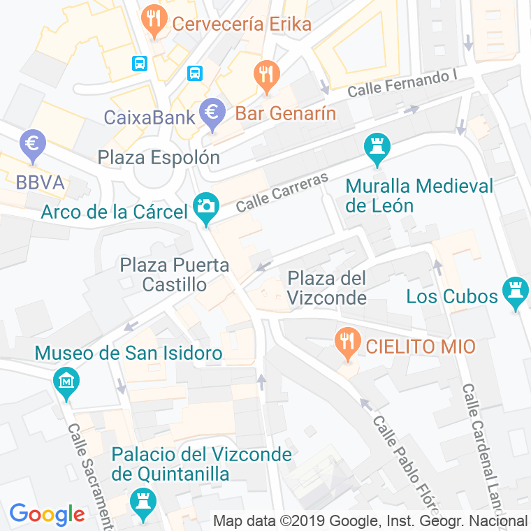 Código Postal calle Santa Marina en León