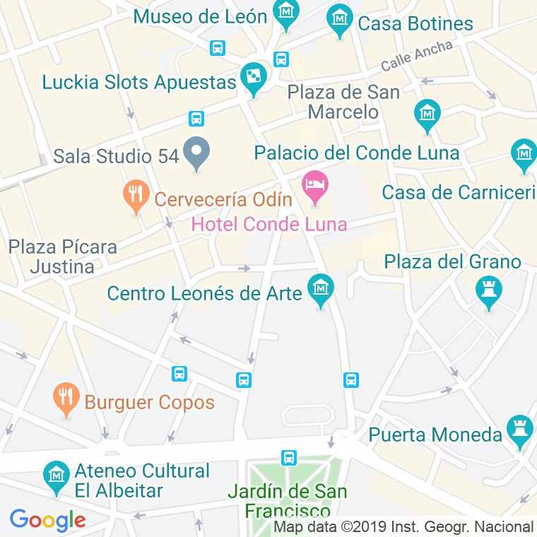 Código Postal calle Santa Nonia en León