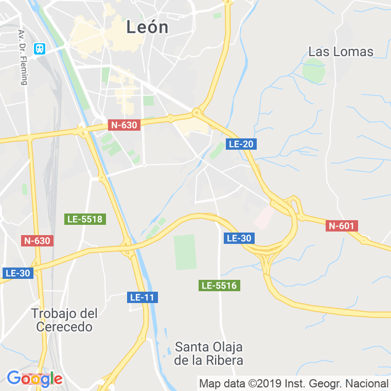Código Postal calle Fortuna en León