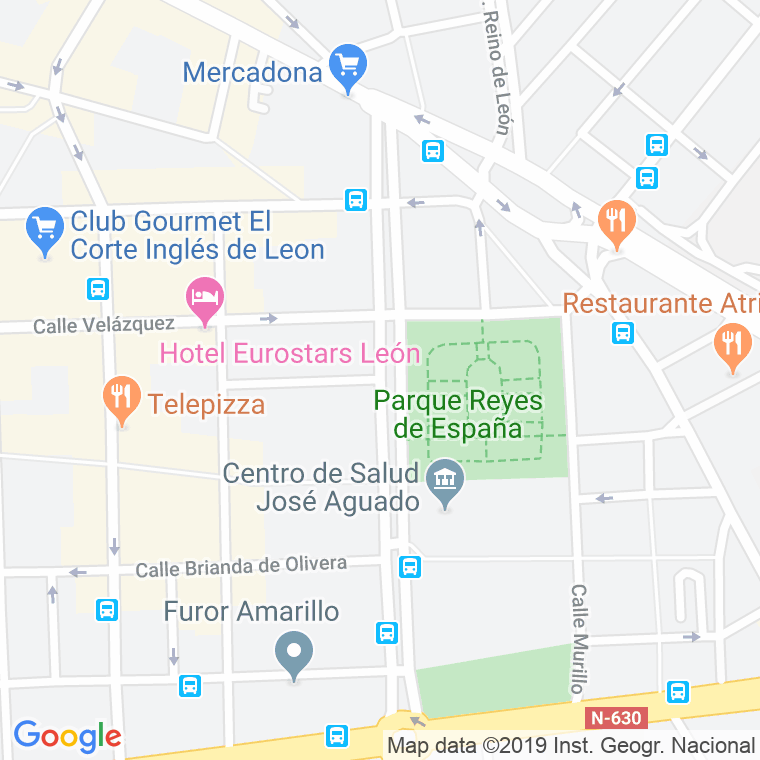 Código Postal calle Rubiana, La en León