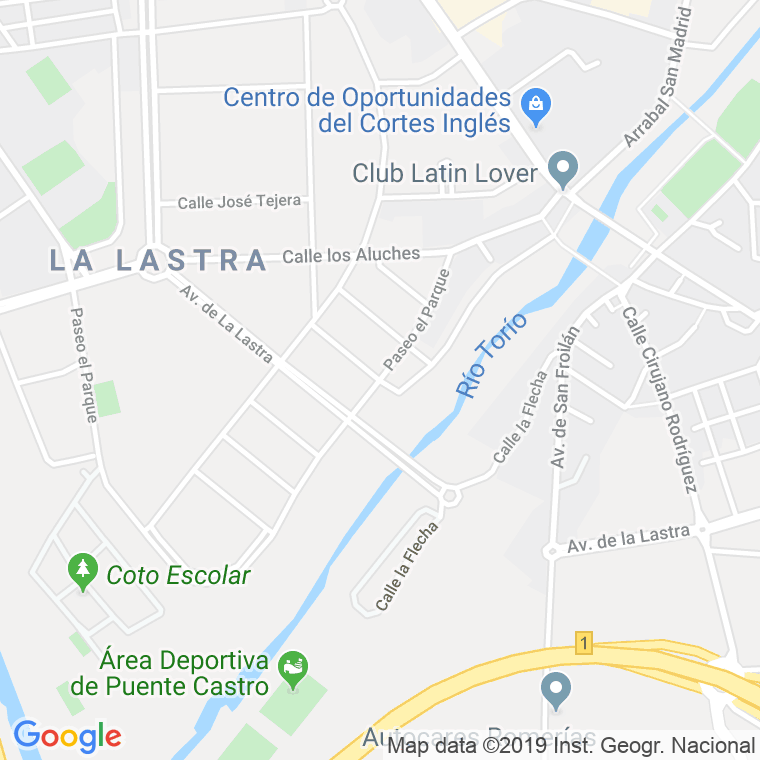 Código Postal calle San Pedro Del Castro en León
