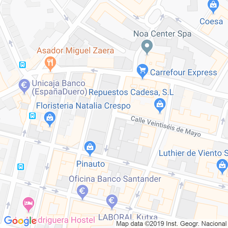 Código Postal calle Cinco De Mayo en León