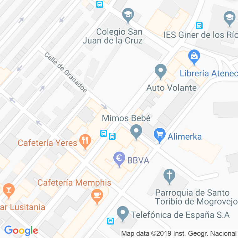 Código Postal calle Granados en León