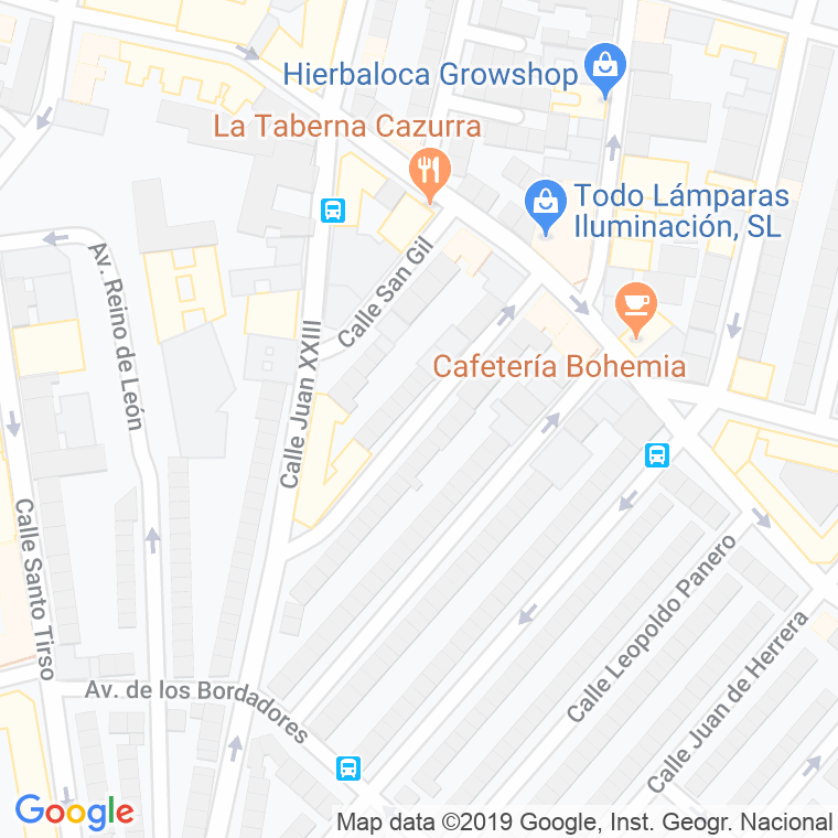 Código Postal calle Regimineto Del Sol en León