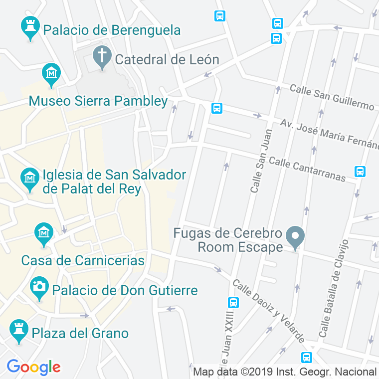 Código Postal calle San Pablo en León