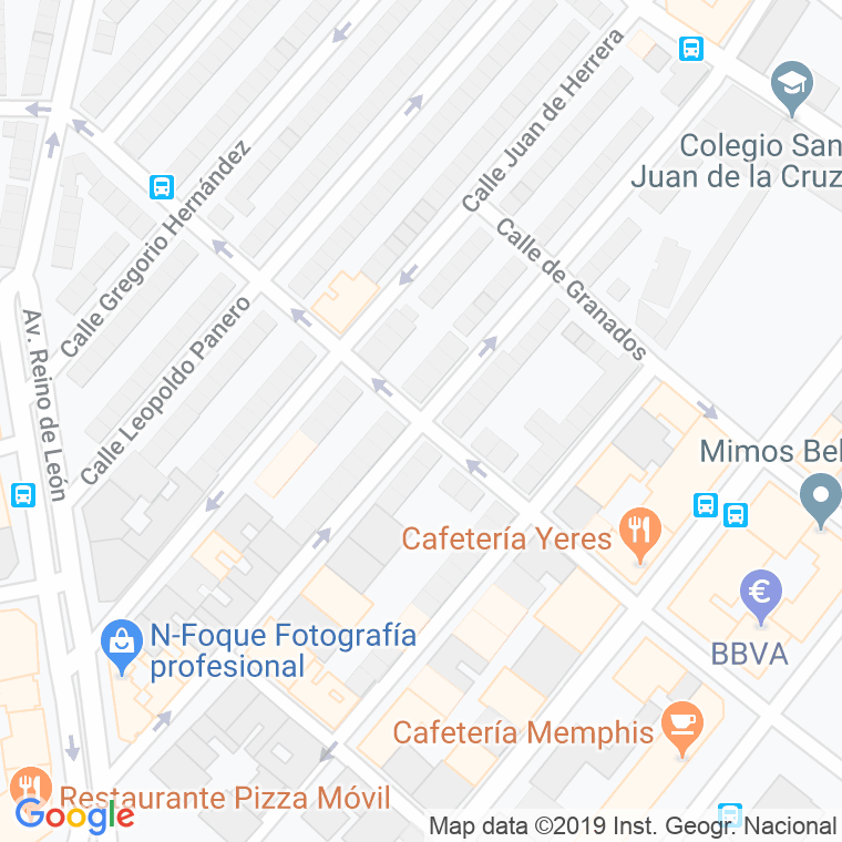 Código Postal calle Santo Toribio De Mogrovejo en León