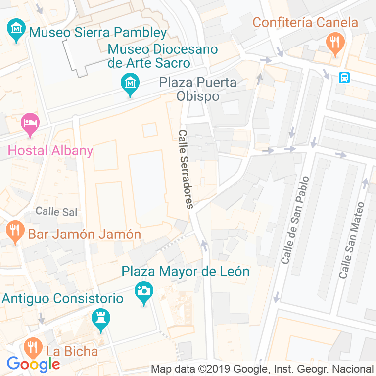 Código Postal calle Serradores en León