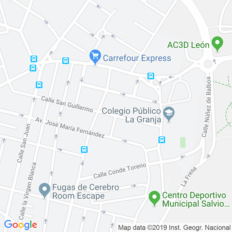 Código Postal calle Suarez Emma en León