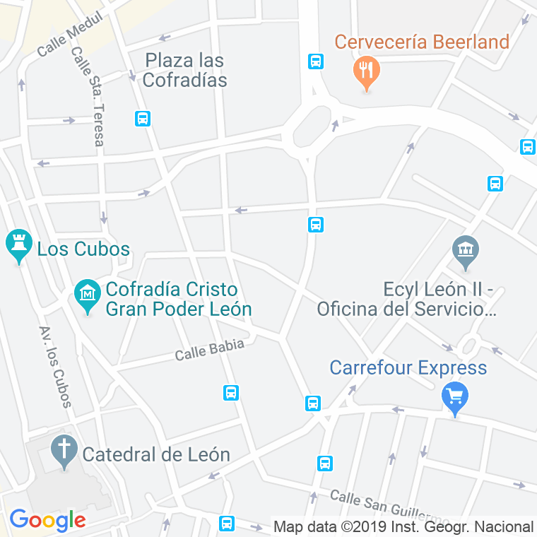 Código Postal calle Caridad, La en León
