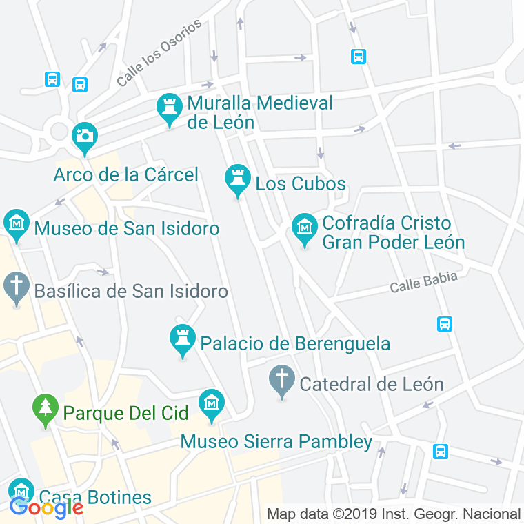 Código Postal calle Cubos en León