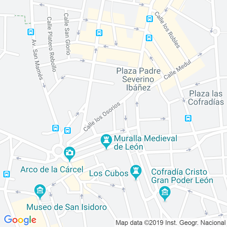 Código Postal calle Cuchilleros en León