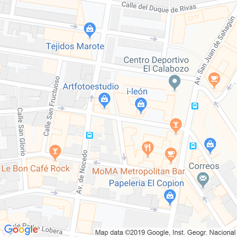 Código Postal calle Jovellanos en León