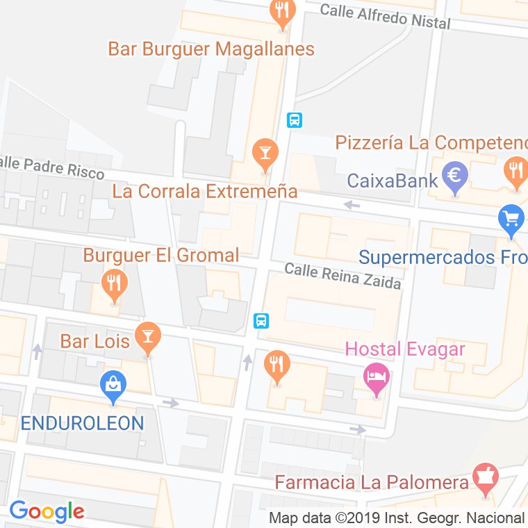Código Postal calle Reina Zaida en León