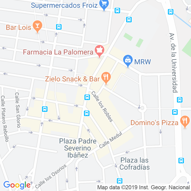 Código Postal calle Robles, Los en León