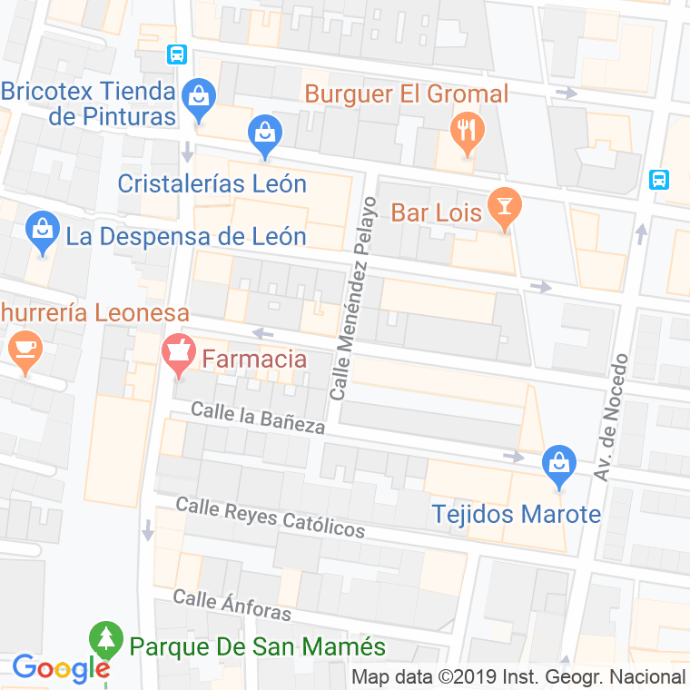 Código Postal calle San Rafael en León