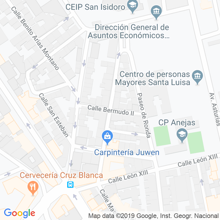 Código Postal calle Bermudo Ii El Gotoso en León