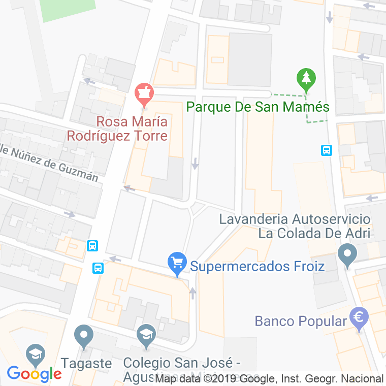 Código Postal calle Diecinueve De Octubre en León