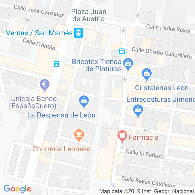 Código Postal calle Gil De Ontañon en León