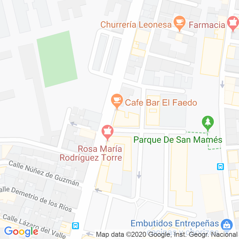 Código Postal calle Buenavista en León
