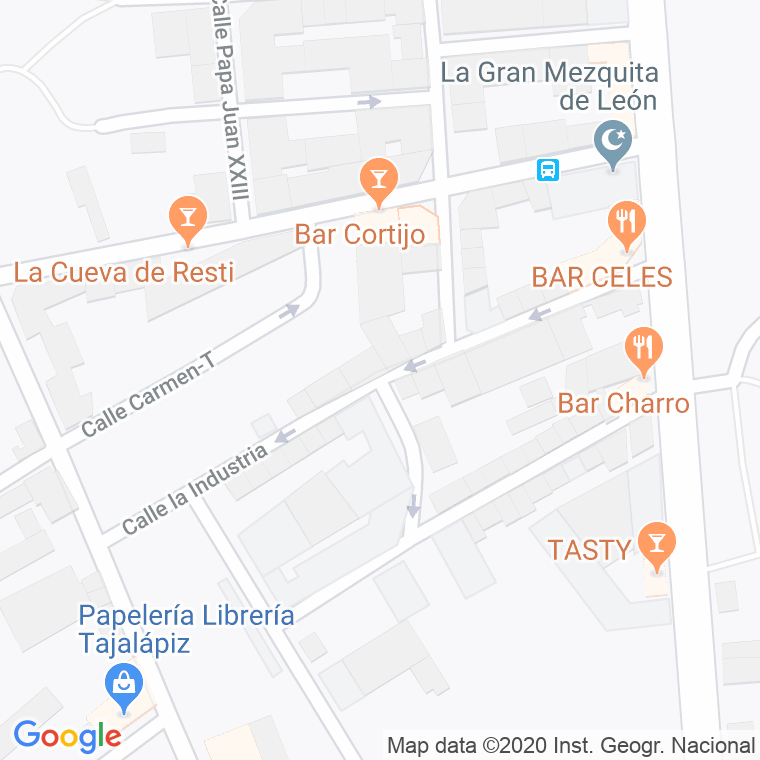 Código Postal calle Industria (Armunia) en León