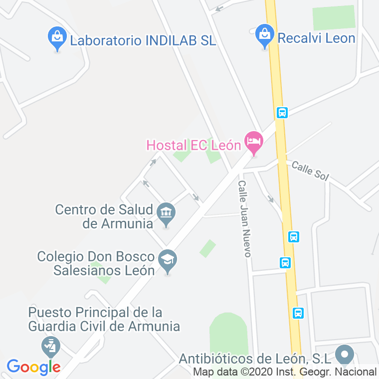 Código Postal calle Lamparilla en León