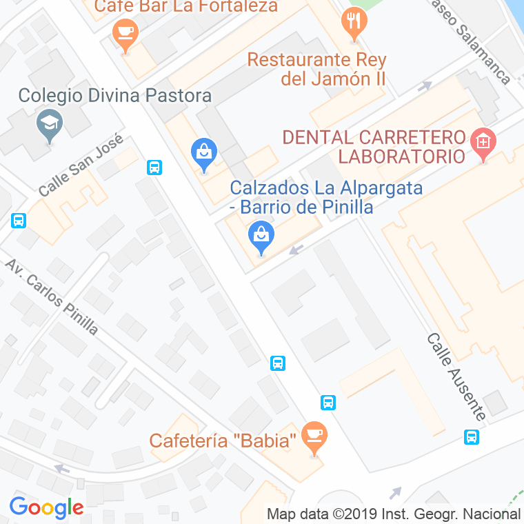 Código Postal calle Barrio Pinilla en León