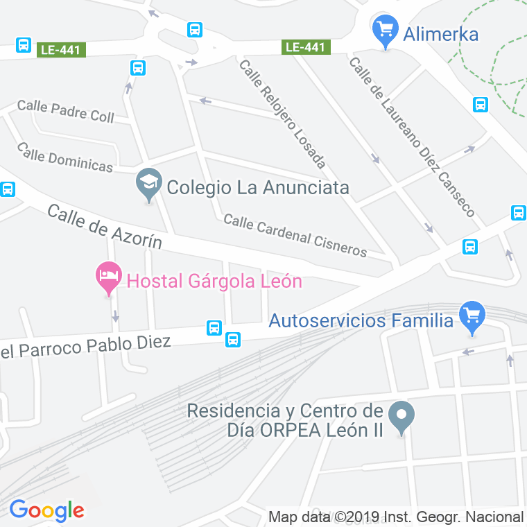 Código Postal calle Elcano en León