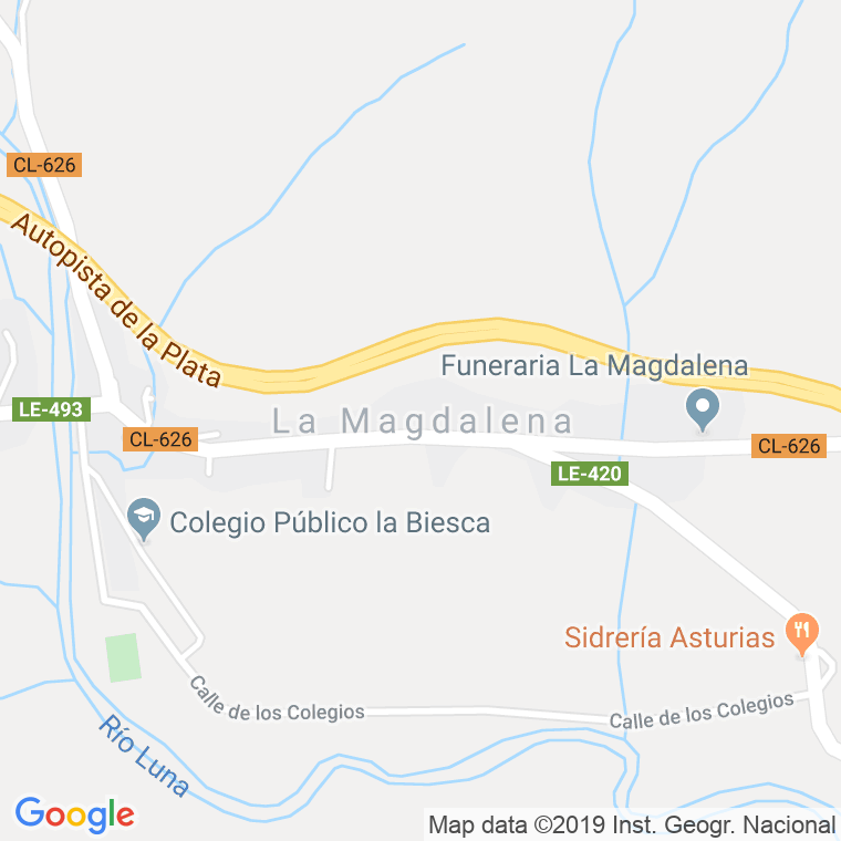 Código Postal de Magdalena, La en León