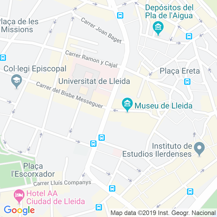 Código Postal calle Arago, rambla (Pares Del 2 Al Final) en Lleida