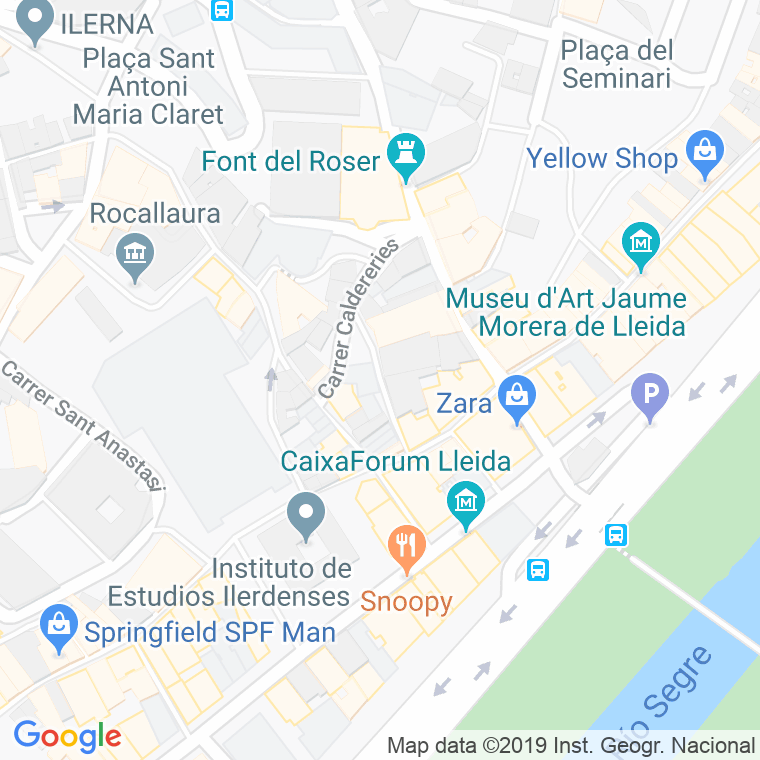 Código Postal calle Carniceries en Lleida