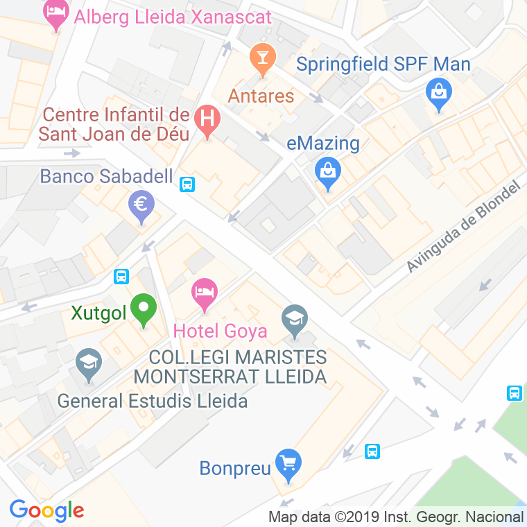 Código Postal calle Catalunya, avinguda en Lleida