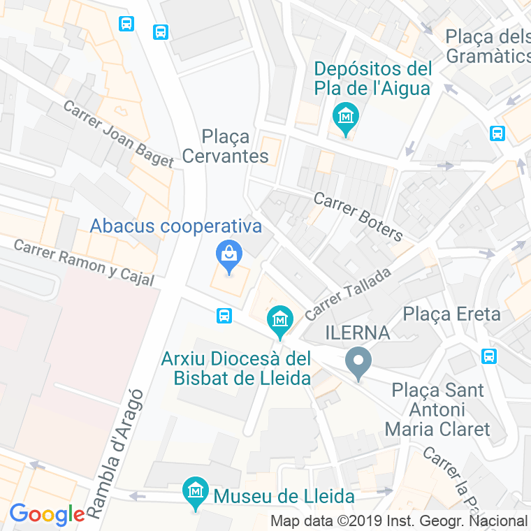 Código Postal calle Pere De Coma en Lleida