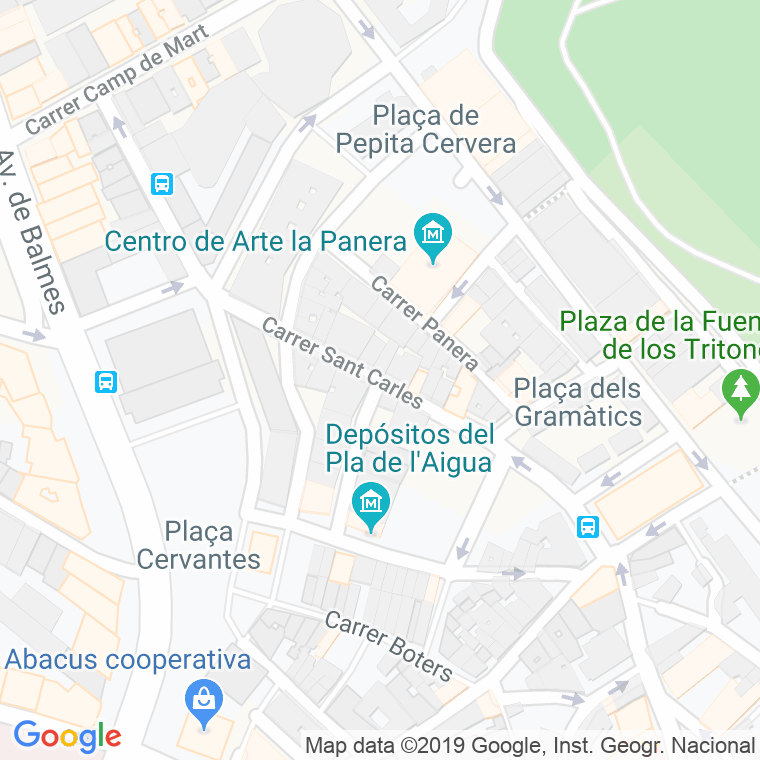 Código Postal calle Sant Carles en Lleida