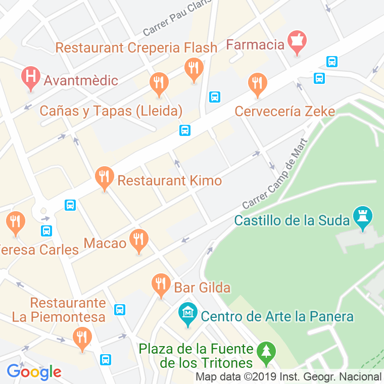 Código Postal calle Bonaire en Lleida