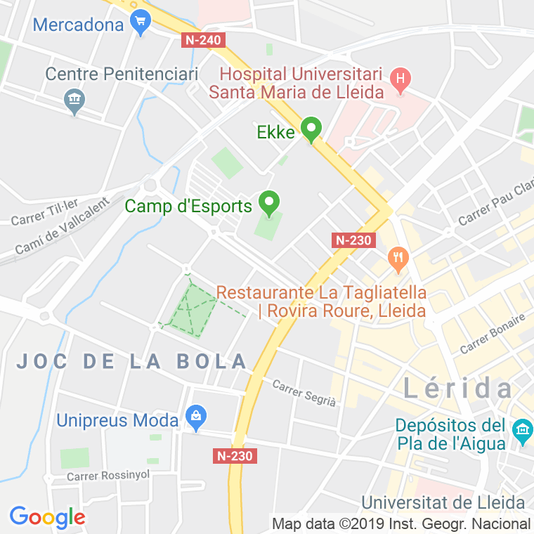 Código Postal calle Doctor Fleming en Lleida