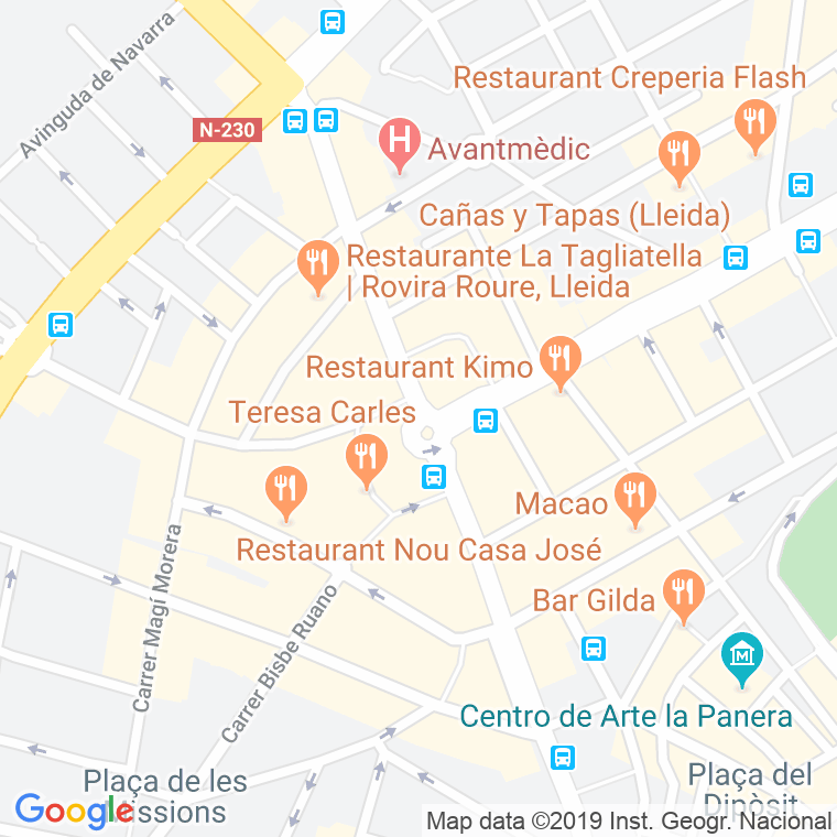 Código Postal calle Ricard Viñes, plaça en Lleida