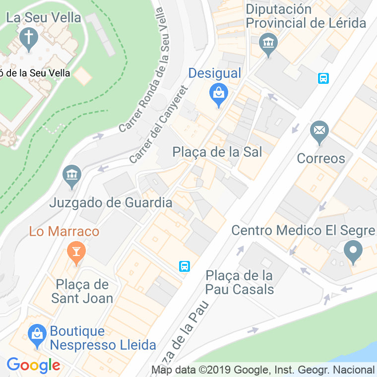 Código Postal calle Clot De Les Monges en Lleida