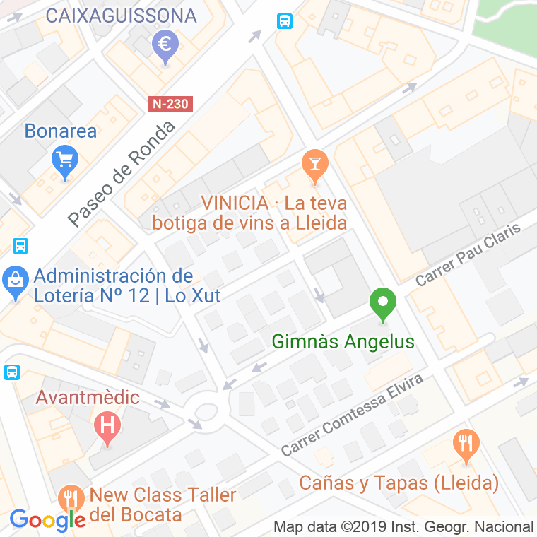 Código Postal calle Rejolar en Lleida