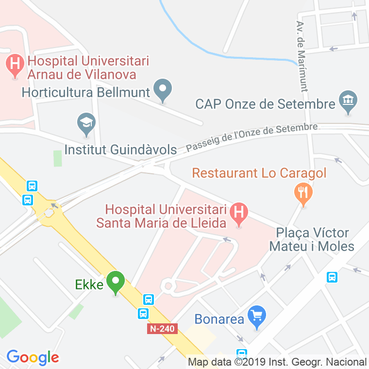 Código Postal calle Roda D'isabena en Lleida