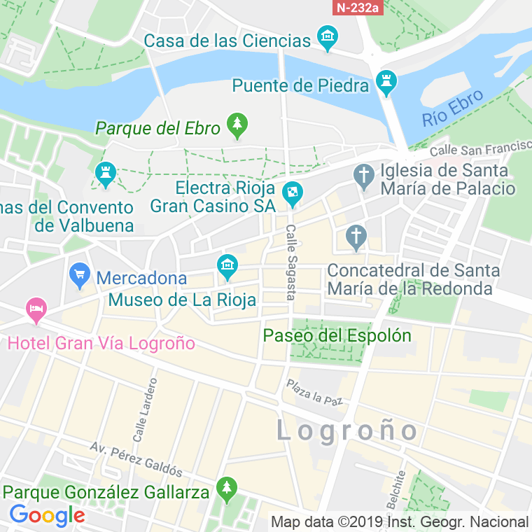 Código Postal calle Portales en Logroño