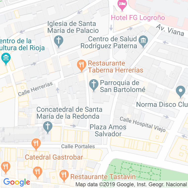 Código Postal calle San Bartolome en Logroño