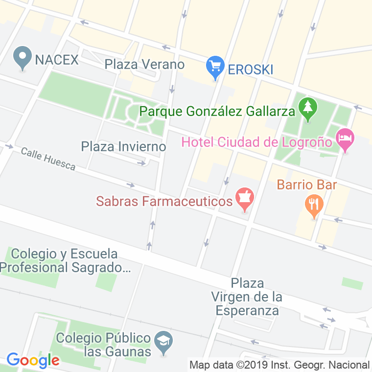 Código Postal calle Accesur, plazuela en Logroño