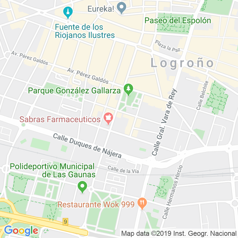 Código Postal calle Lardero   (Impares Del 1 Al Final)  (Pares Del 2 Al Final) en Logroño