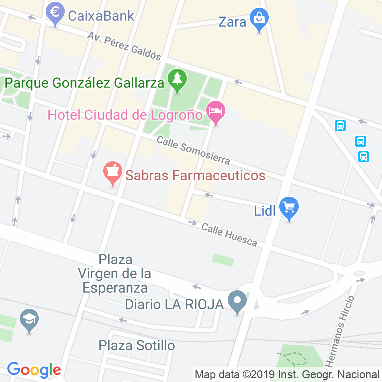 Código Postal calle Santa Isabel en Logroño