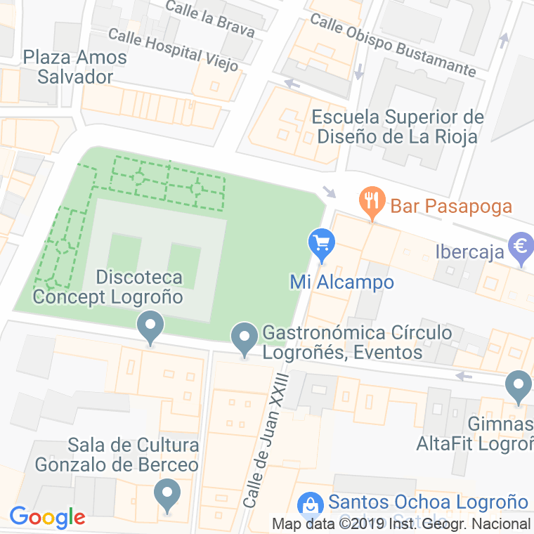 Código Postal calle Doctor Zubia, glorieta en Logroño