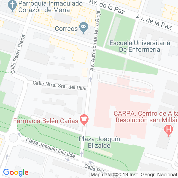 Código Postal calle Autonomia De La Rioja, avenida en Logroño