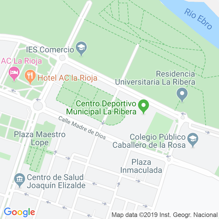 Código Postal calle Parque Santa Juliana en Logroño